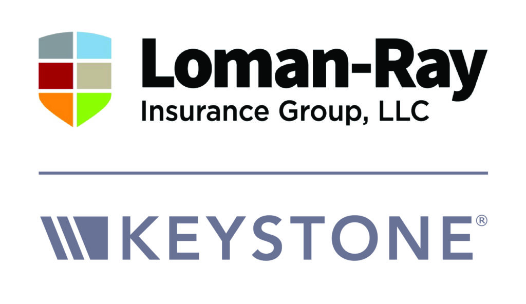 Loman-Ray co-branded logo with Keystone