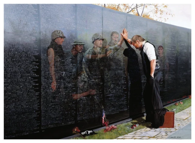 This Memorial Day, we honor our American heroes who made the ultimate sacrifice for our freedom. Today and every day, we remember them with gratitude.

Please note: Keystone offices will be closed on Monday in observance of the holiday.

Painting: “Reflections” by Lee Teter
Image courtesy of Kenosha Area Vietnam Veterans